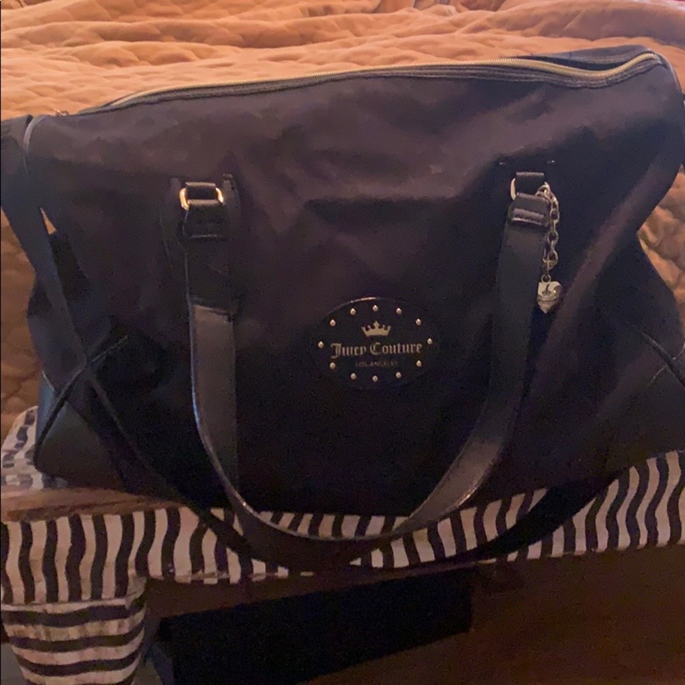 Juicy Couture duffel bag.